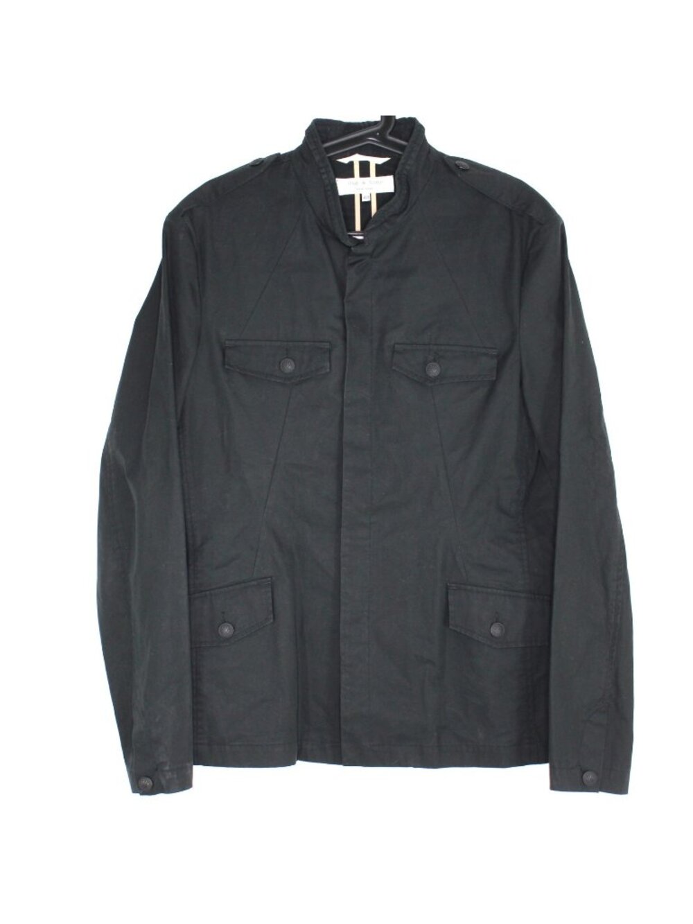 Rag & Bone Mens 40 Military Style Black Made In USA Jacket G1457